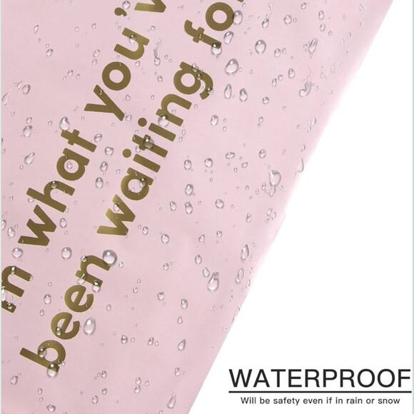 Pink and Gold Shipping Mailers and Stickers - Picture 3 of 6